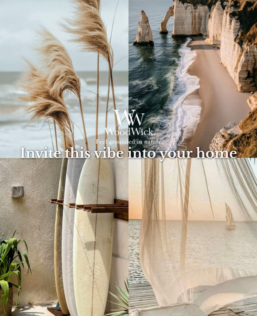 WoodWick lifestyle moodboard